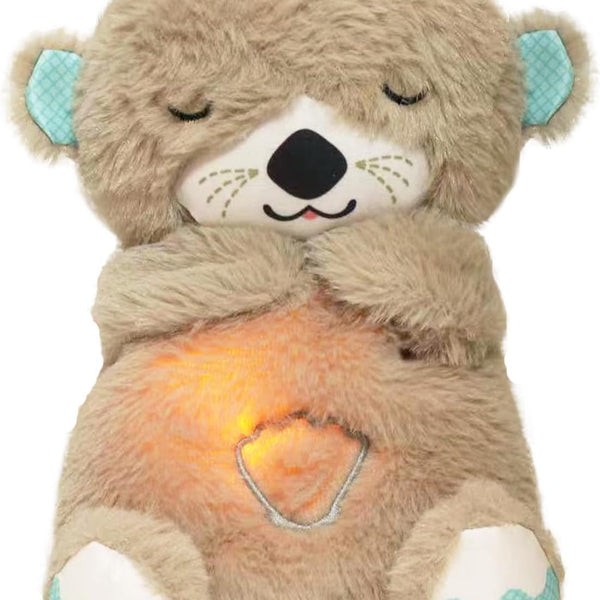Music Otter Education of Sound and Light Soothing Sound Sleep Otter Baby Put to Sleep Music Breathing Teddy Bear