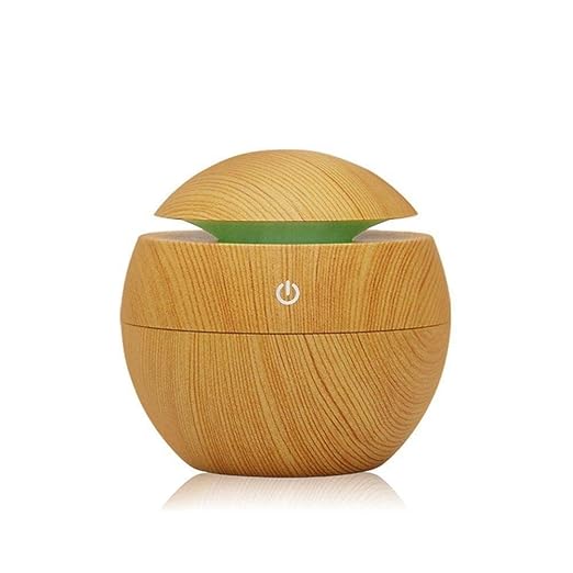 USM Portable Mini Wooden Air Humidifier for Home | Air Diffuser Mist Sprayer (Wooden)