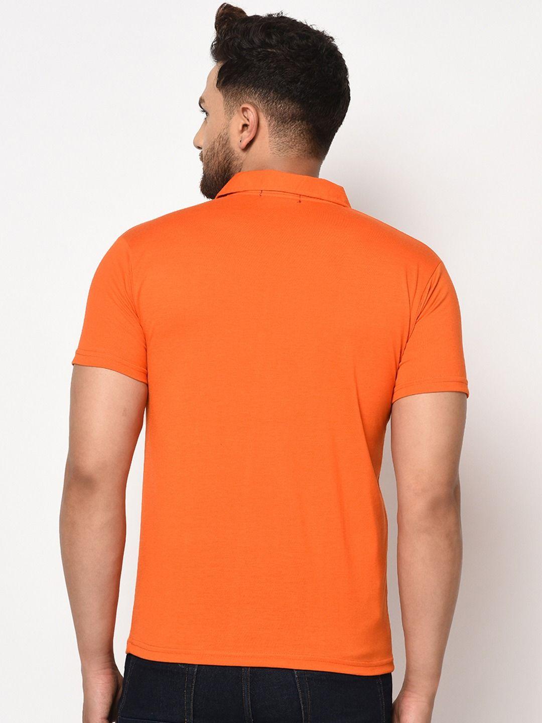 Cotton Blend Solid Half Sleeves Polo T-Shirt - Kreeam India