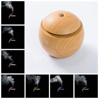 USM Portable Mini Wooden Air Humidifier for Home | Air Diffuser Mist Sprayer (Wooden)