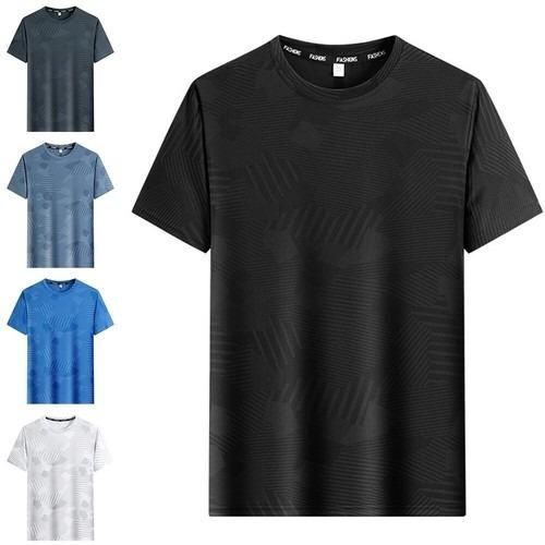 Men's Round Neck Polyester Casual T-shirt (Pack of 4) - Kreeam India