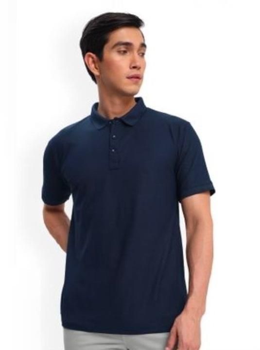 Poly Cotton Solid Half Sleeves Mens Polo T-shirt (Pack of 3) - Kreeam India