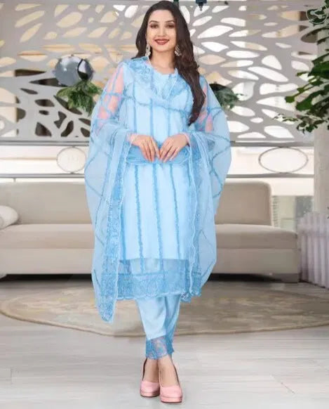 Kurta With Dupatta And Bottomwear - Kreeam India