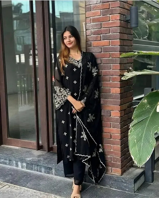 Kurta With Dupatta And Bottomwear - Kreeam India